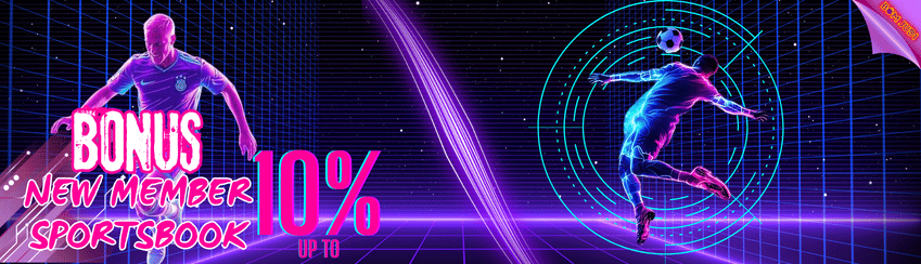 BONUS NEW MEMBER SPORTSBOOK 10%